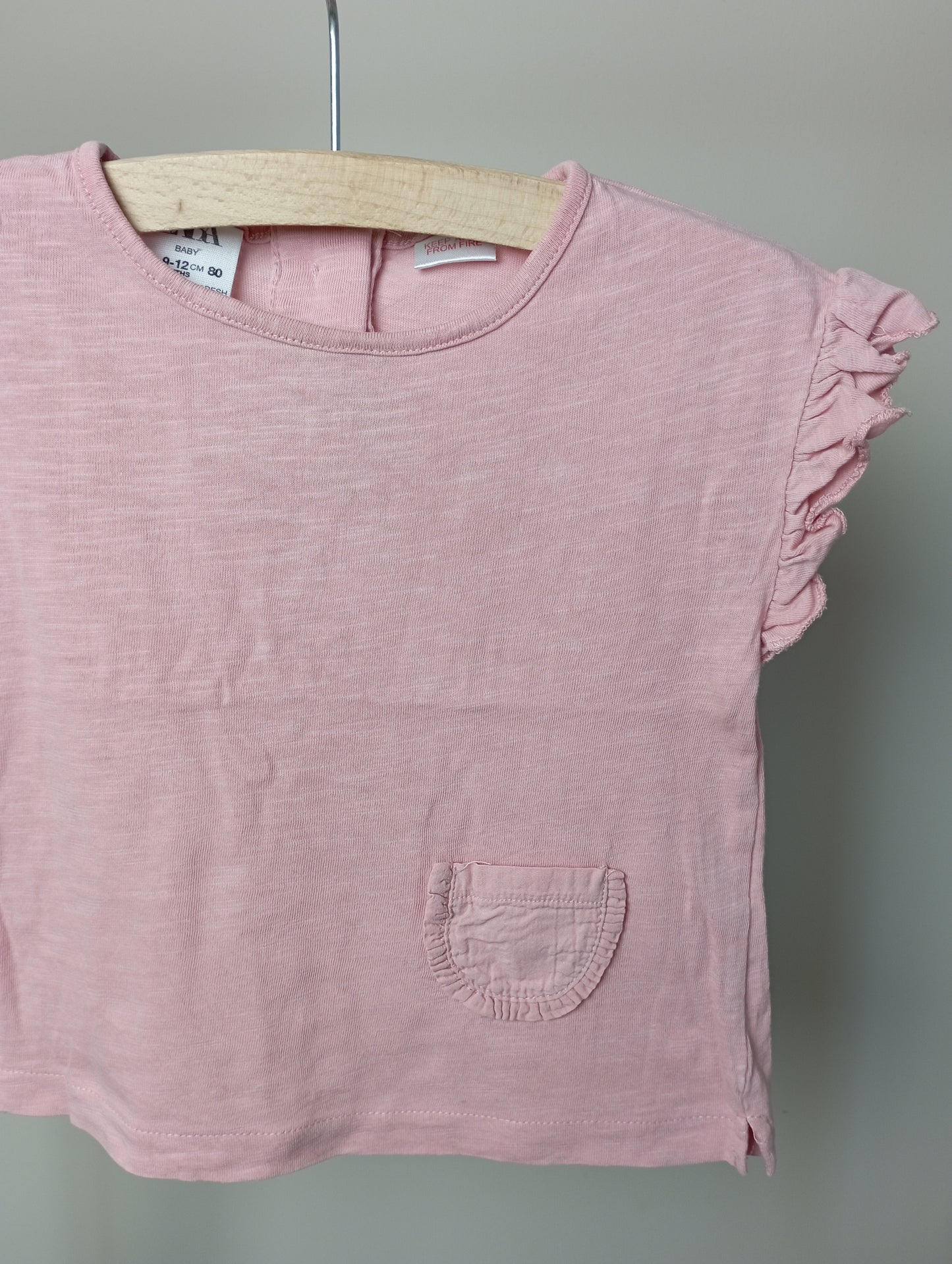 T-shirt met zakje 80 Zara
