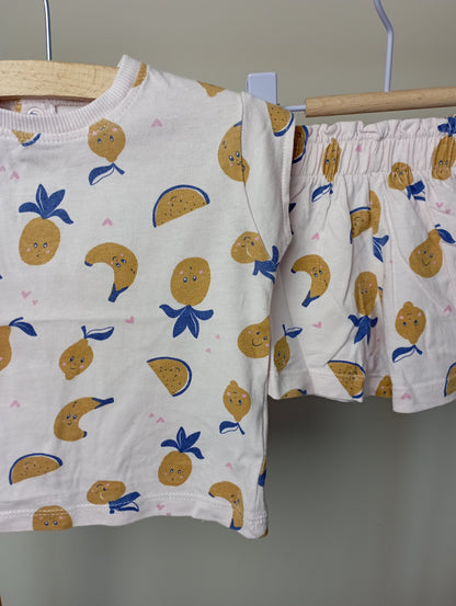 Pyjama met fruit 9m La Redoute
