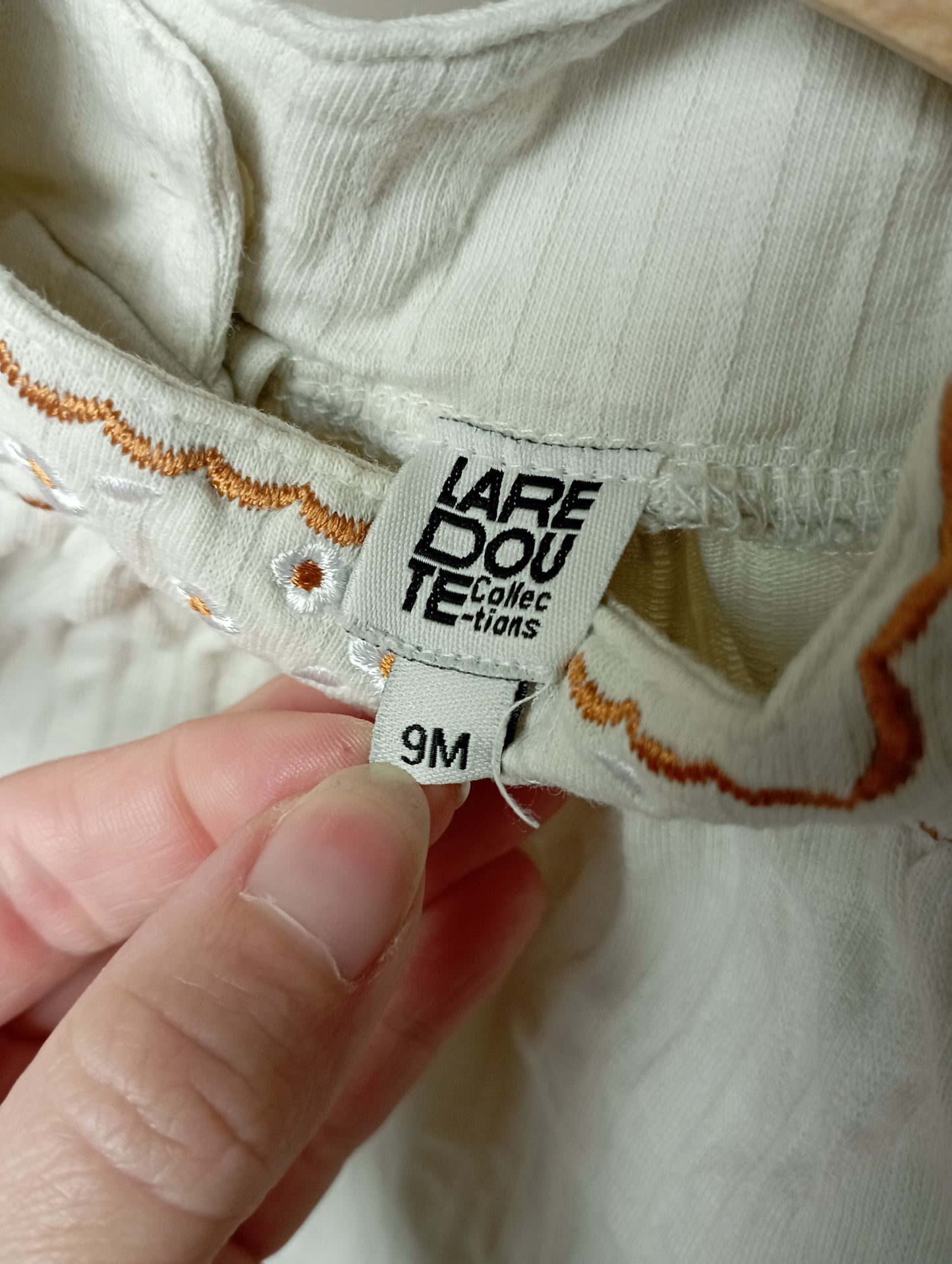 Setje met pofmouwtjes 9m La Redoute
