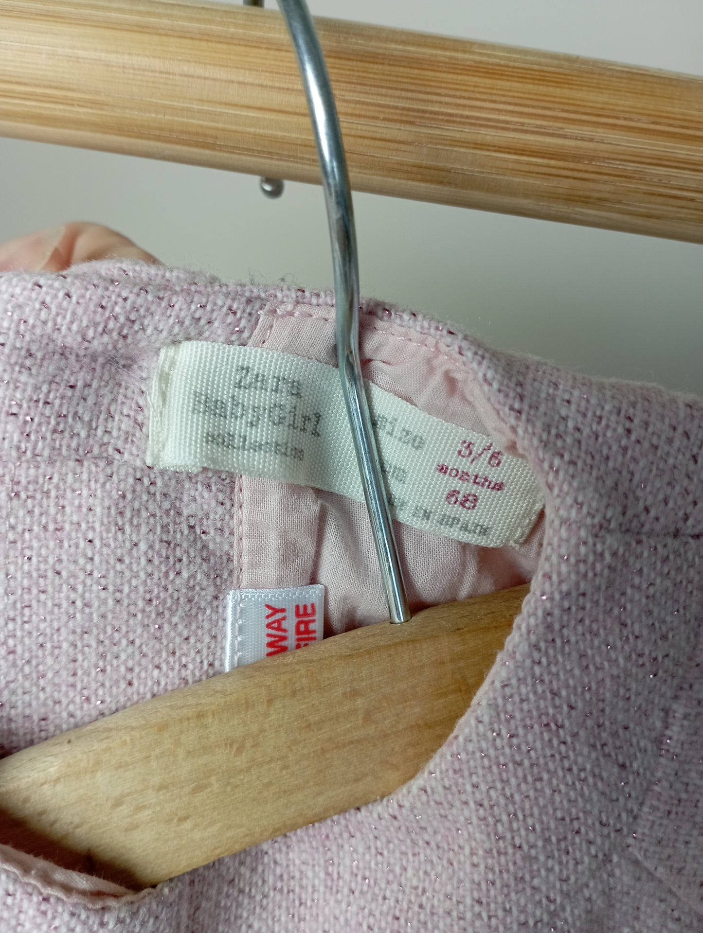 Jurkje met strikje 68 Zara