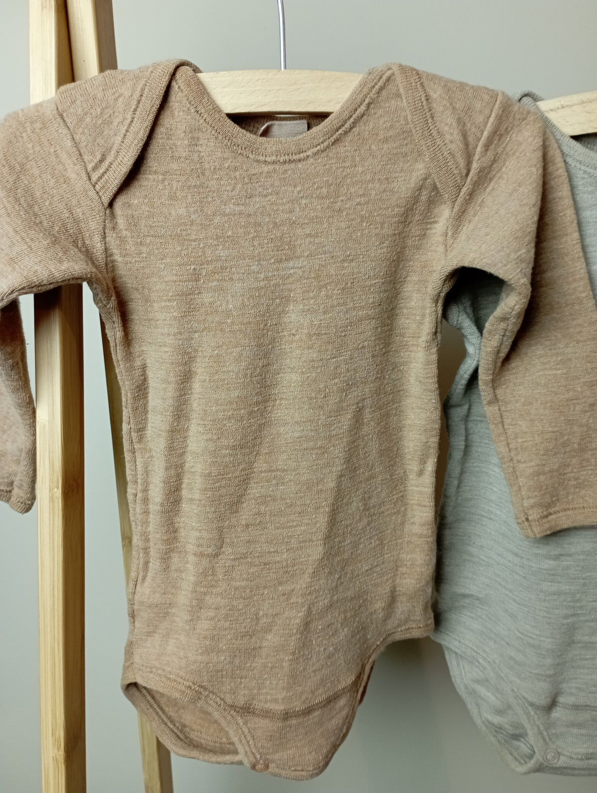 Setje merinowollen rompers 80 Dilling