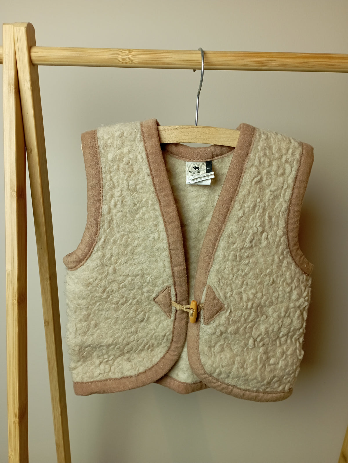 Wollen bodywarmer 104/110 Alwero