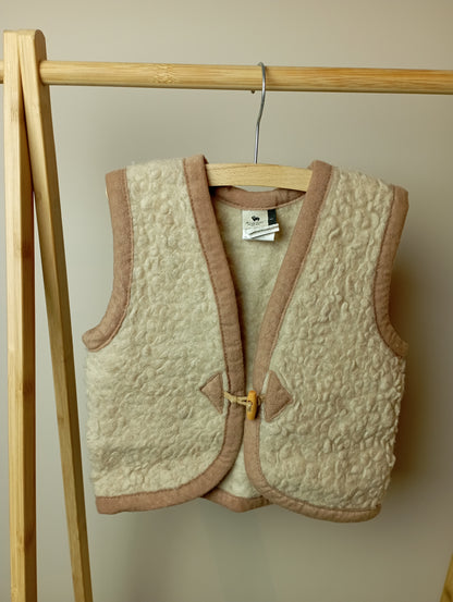 Wollen bodywarmer 104/110 Alwero