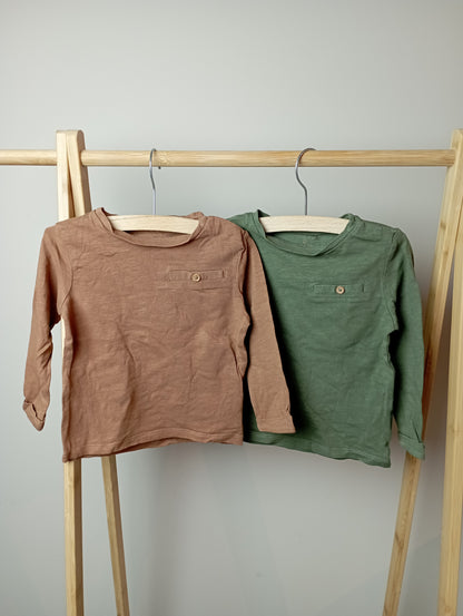 Setje longsleeves 86 Cuddles and smiles