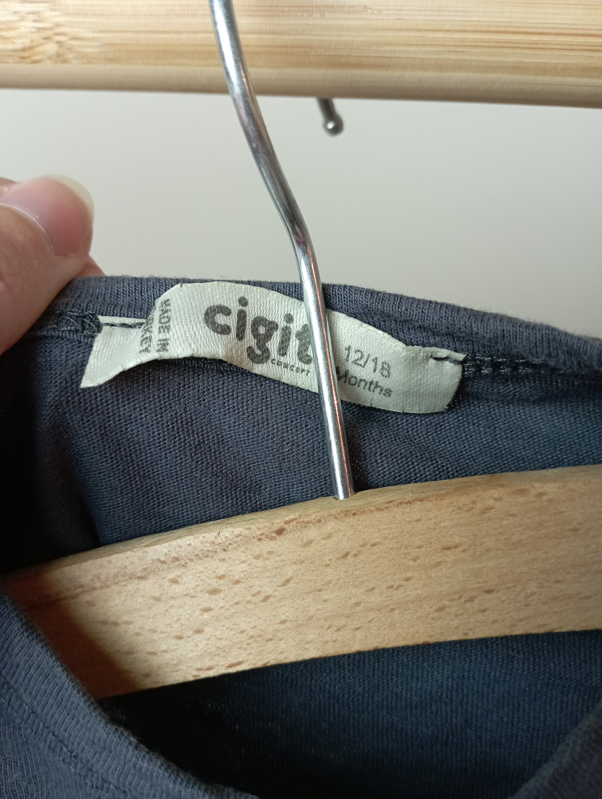 Longsleeve met bloem 12/18m Cigit