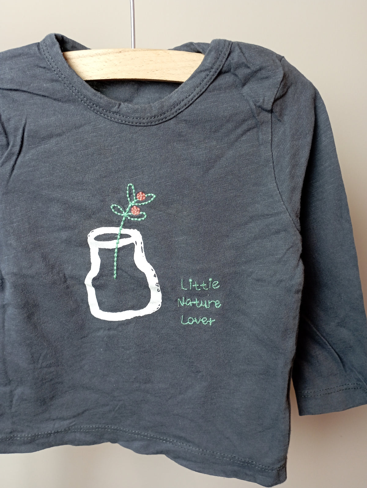 Longsleeve met bloem 12/18m Cigit