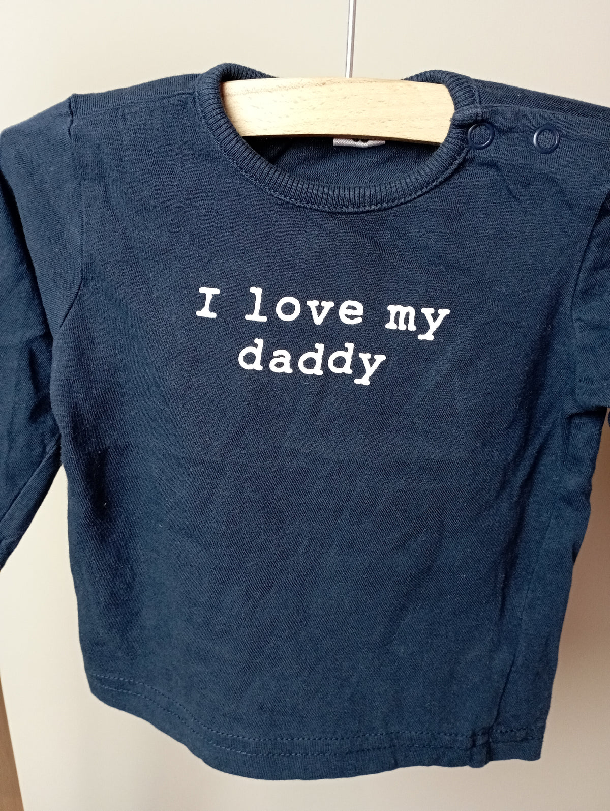 Longsleeve "I love my daddy" 68 Zeeman