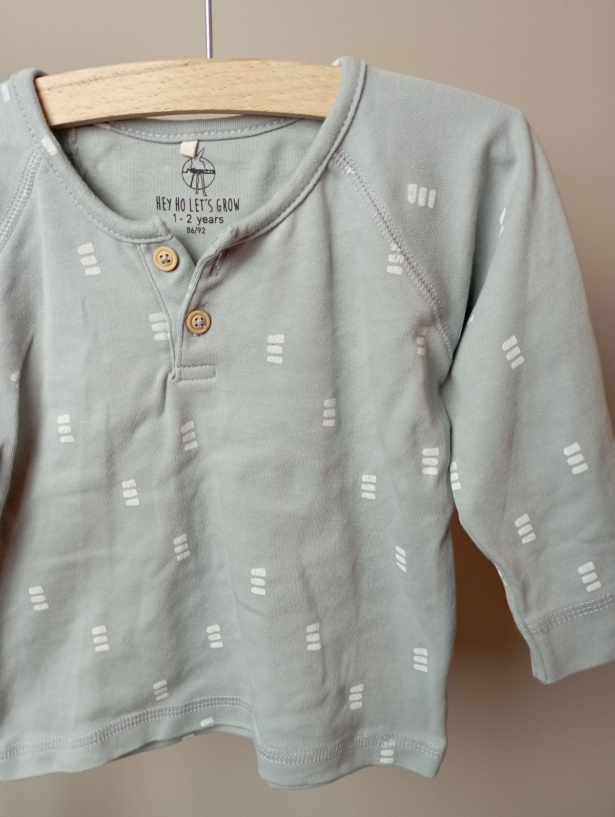Longsleeve met streepjes 86/92 Lassig