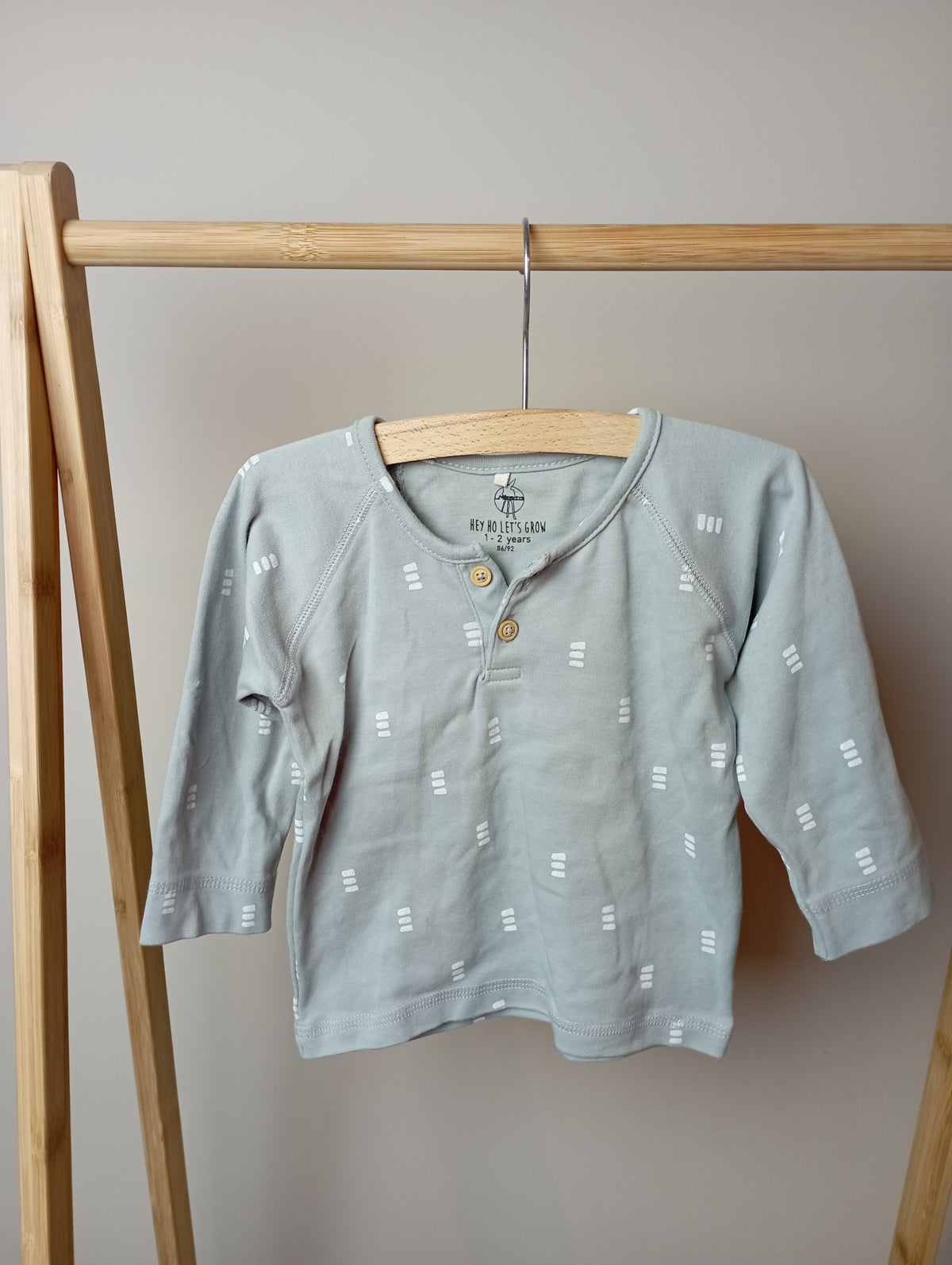 Longsleeve met streepjes 86/92 Lassig