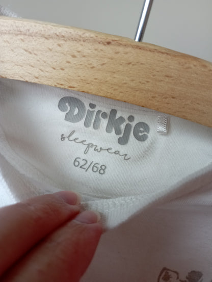Longsleeve met zebra's 62/68 Dirkje