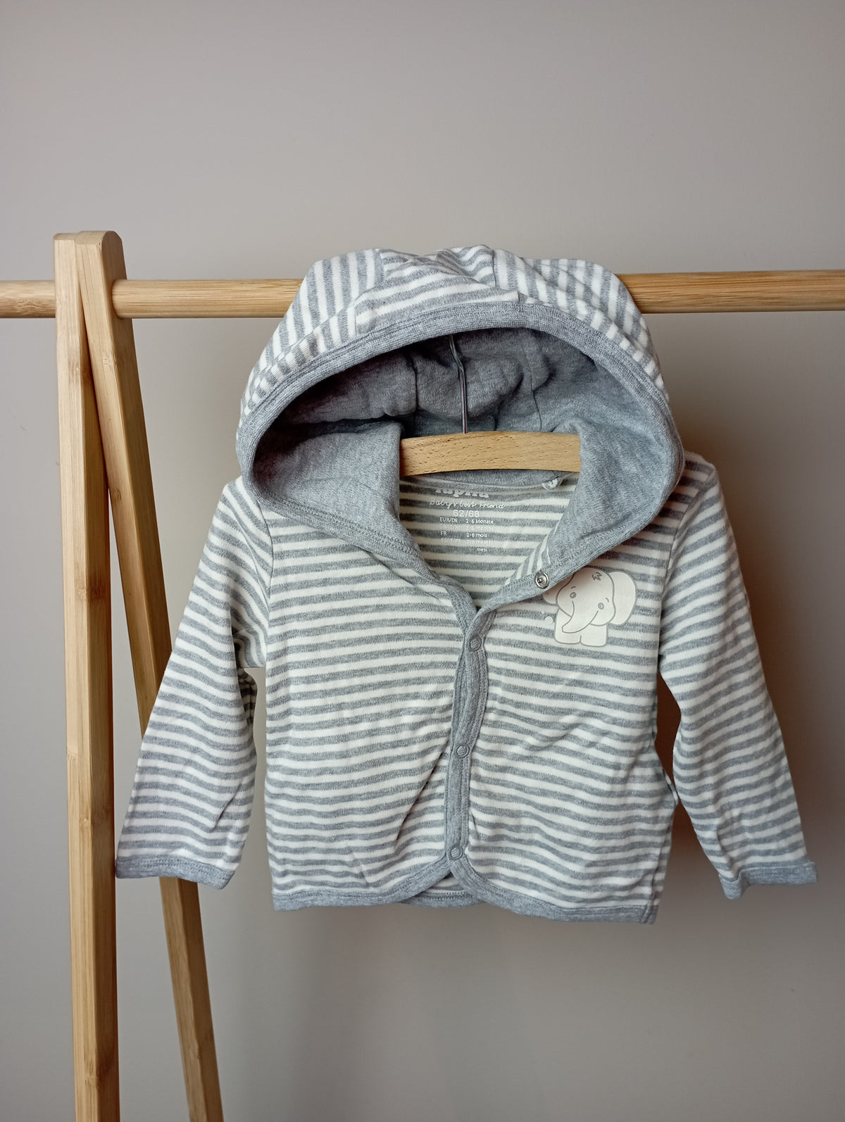 Trui met olifant 62/68 Lupilu