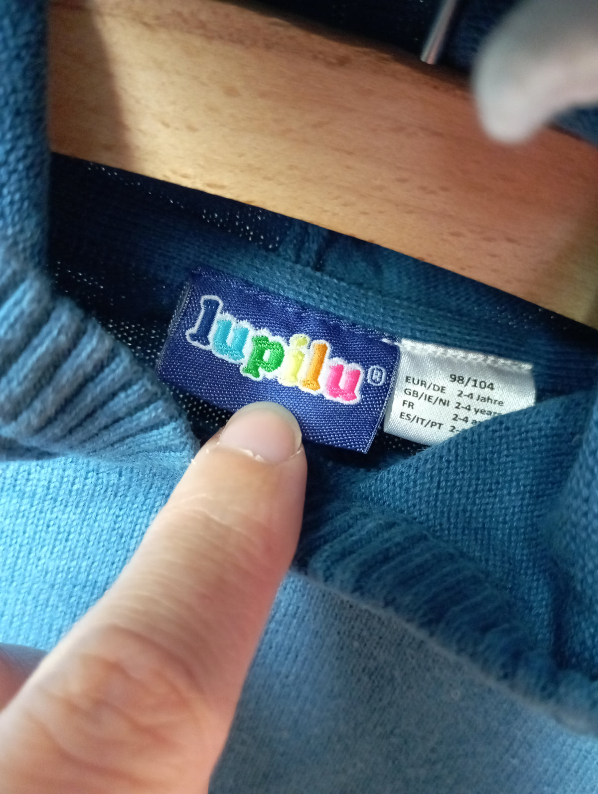 Trui met kap 98/104 Lupilu