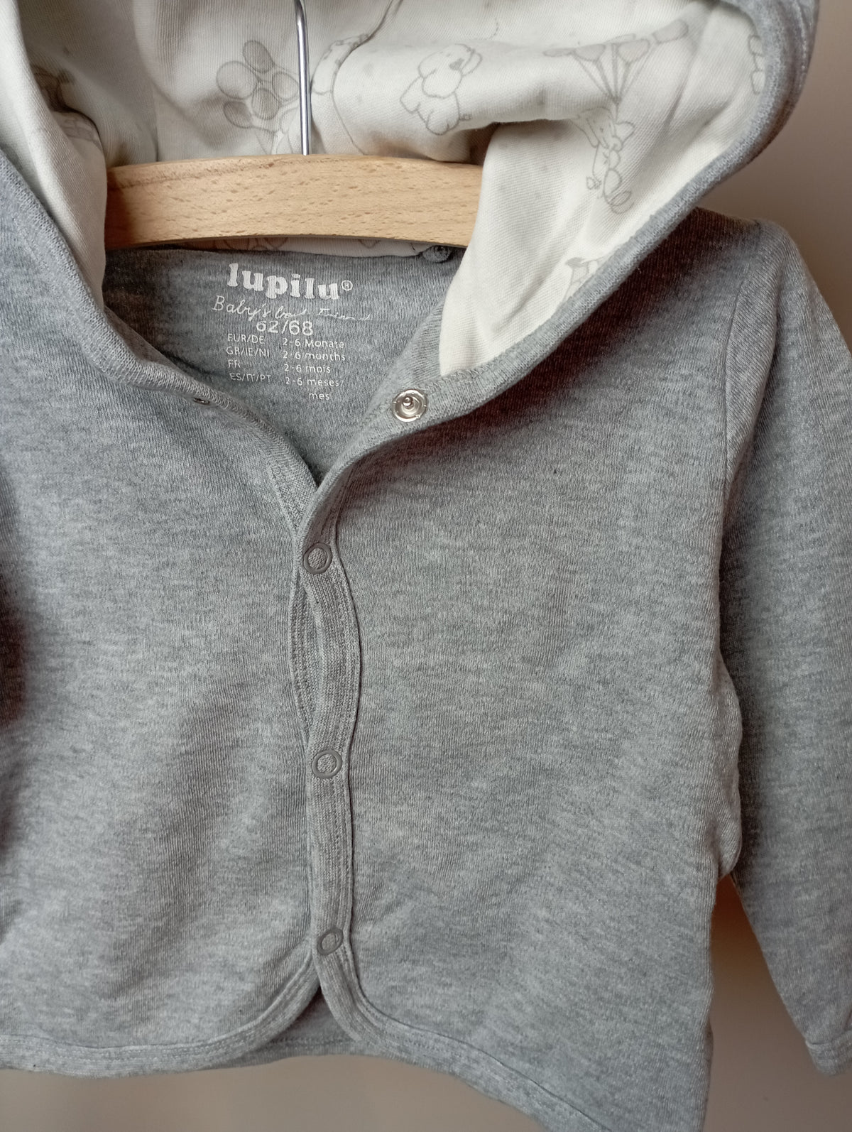 Vest met drukknopjes 62/68 Lupilu