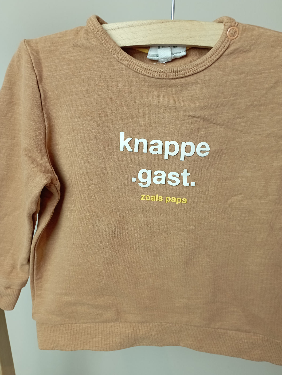 Trui "Knappe gast" 80 Cuddles and smiles