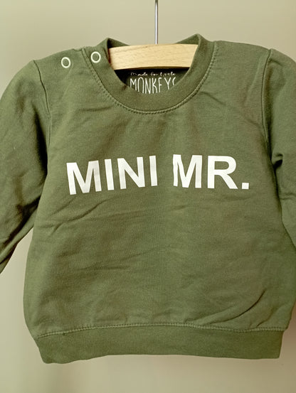 Trui "Mini Mr." 74 Made fot little Monkeys