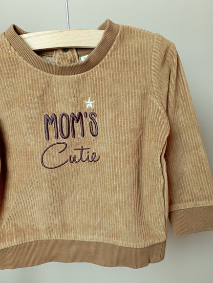 Trui "Mom's cutie" 74 Bel&Bo