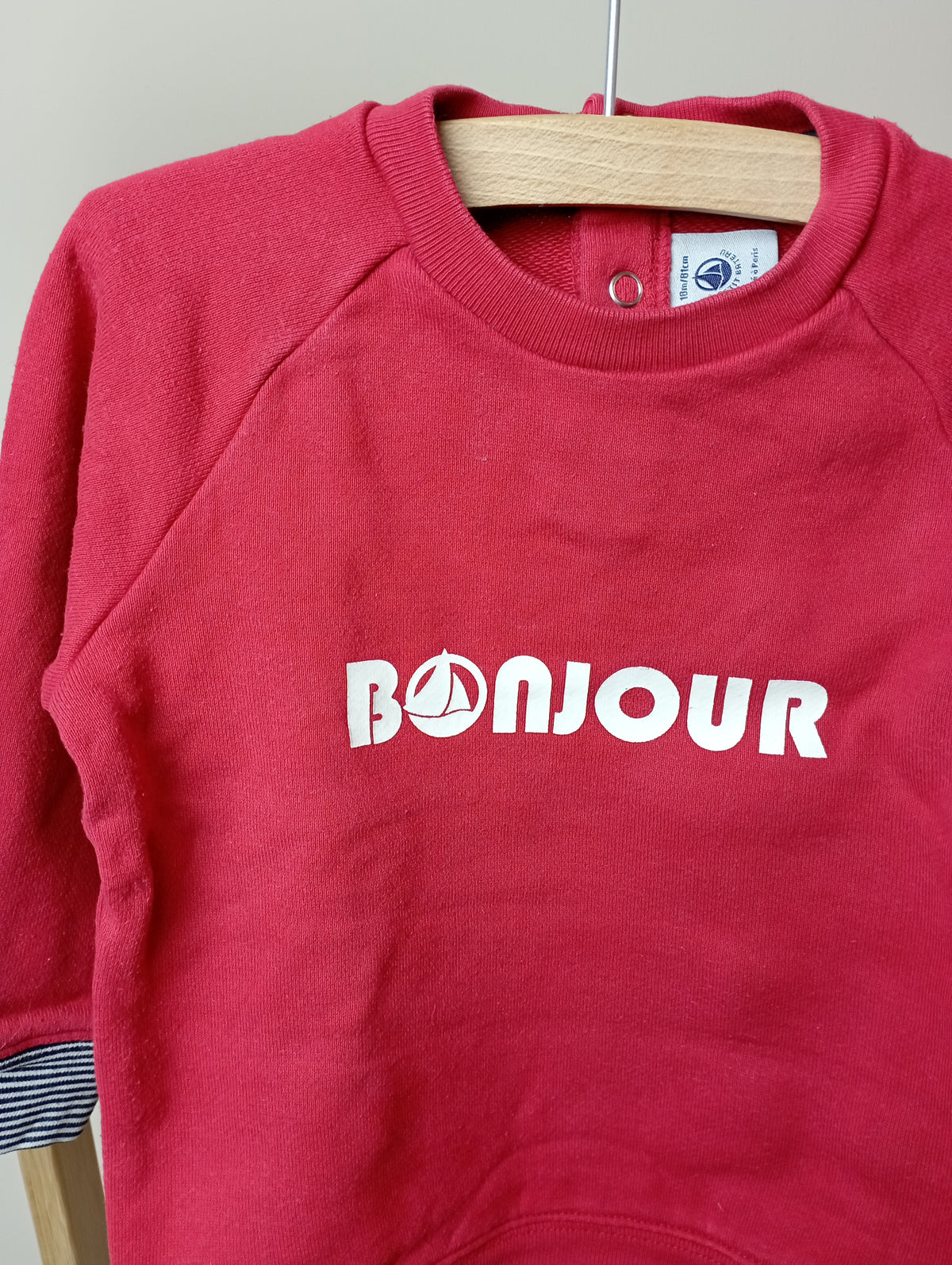 Trui "Bonjour" 18m Petit Bateau