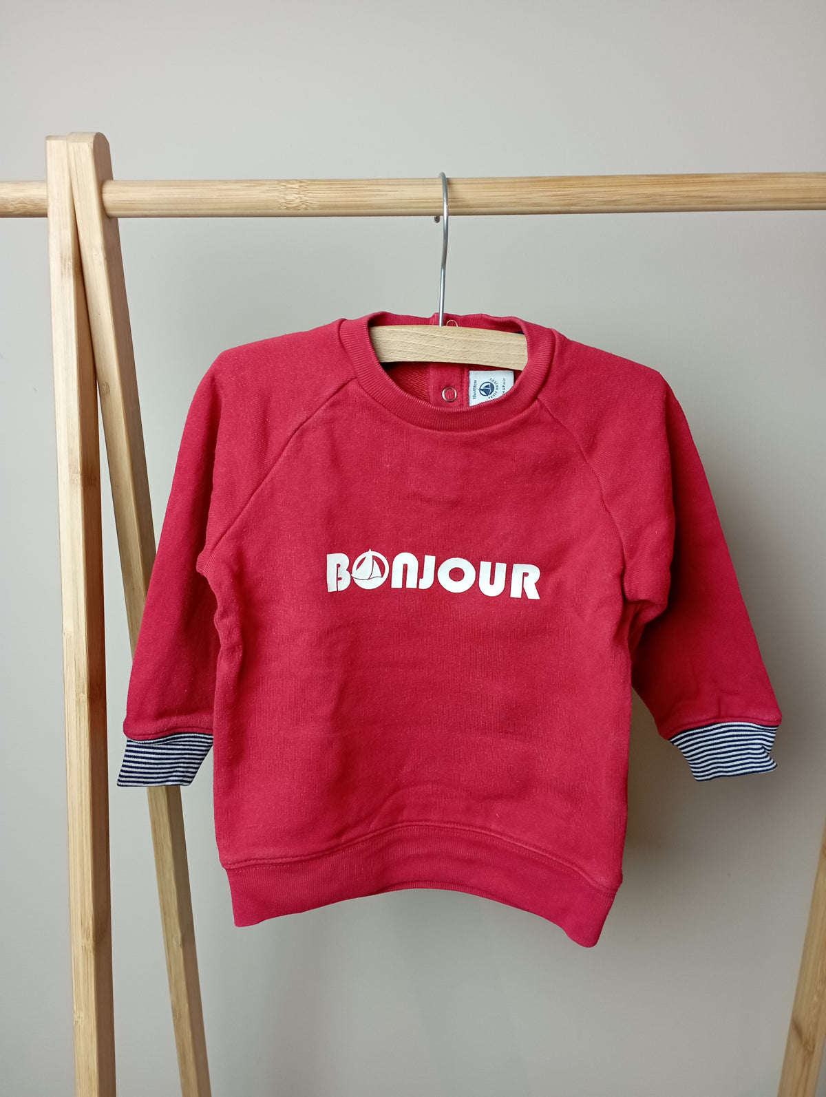 Trui "Bonjour" 18m Petit Bateau