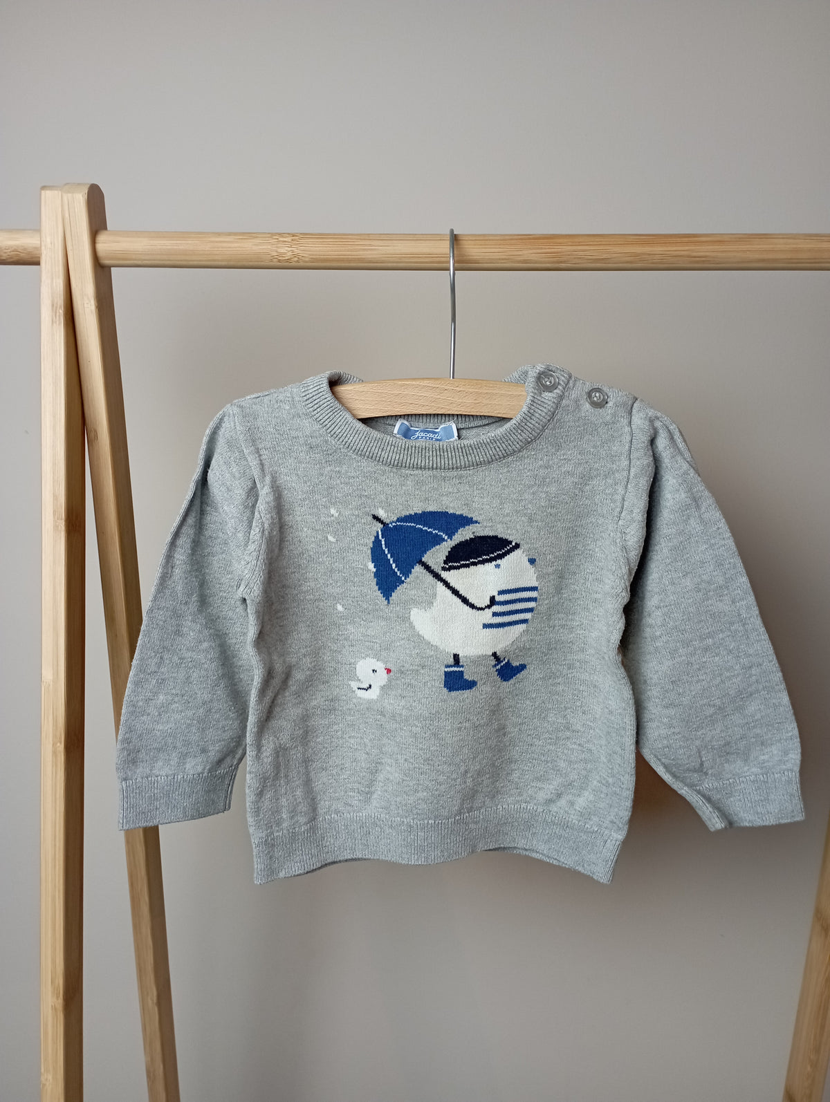 Trui met vogeltjes 18m Jacadi