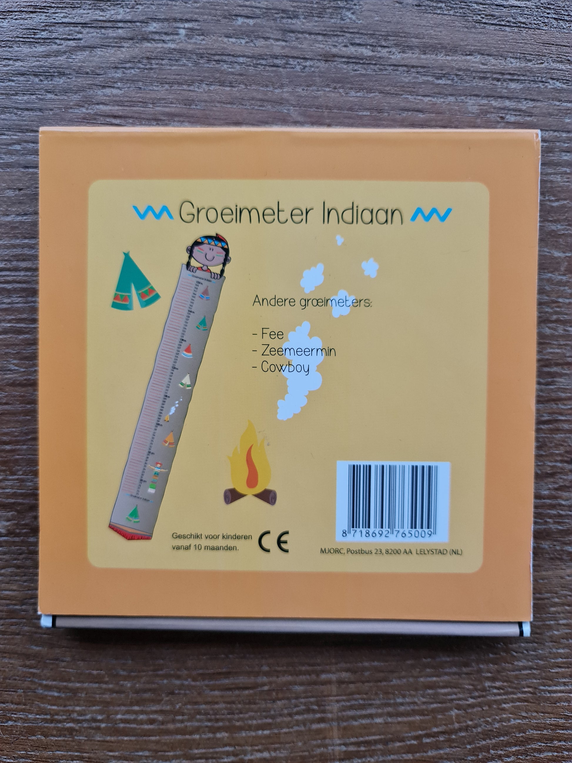 Groeimeter met indiaantje MJORC