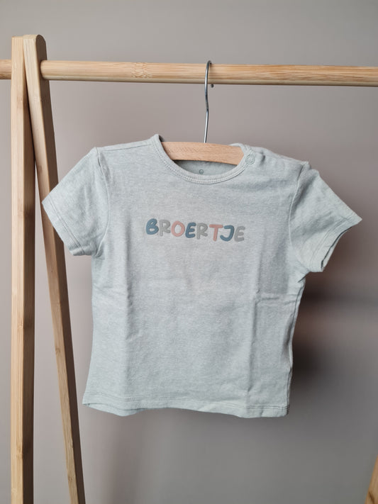 T-shirt Broertje 80 Cuddles and smiles