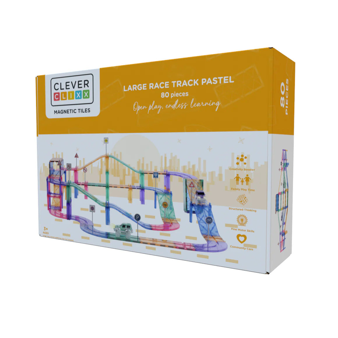 Cleverclixx Race Track Pack Pastel 80st BOOQABLE
