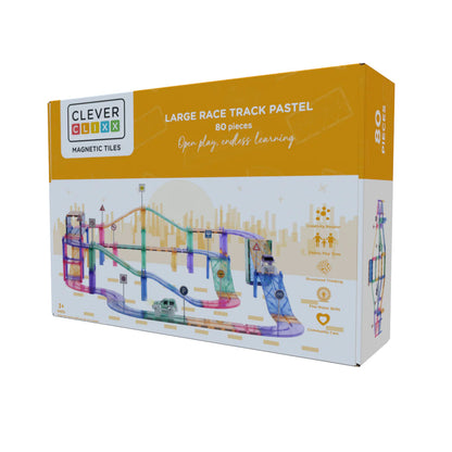 Cleverclixx Race Track Pack Pastel 80st BOOQABLE