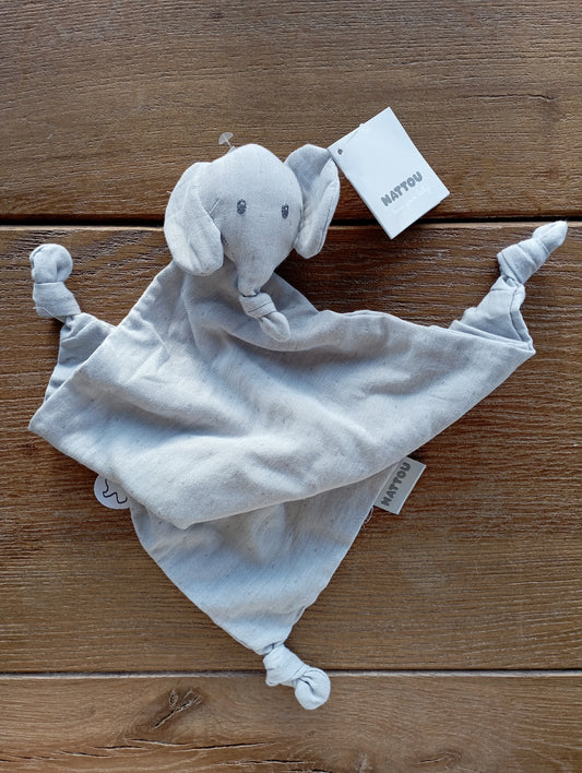 Knuffeldoekje olifant Nattou