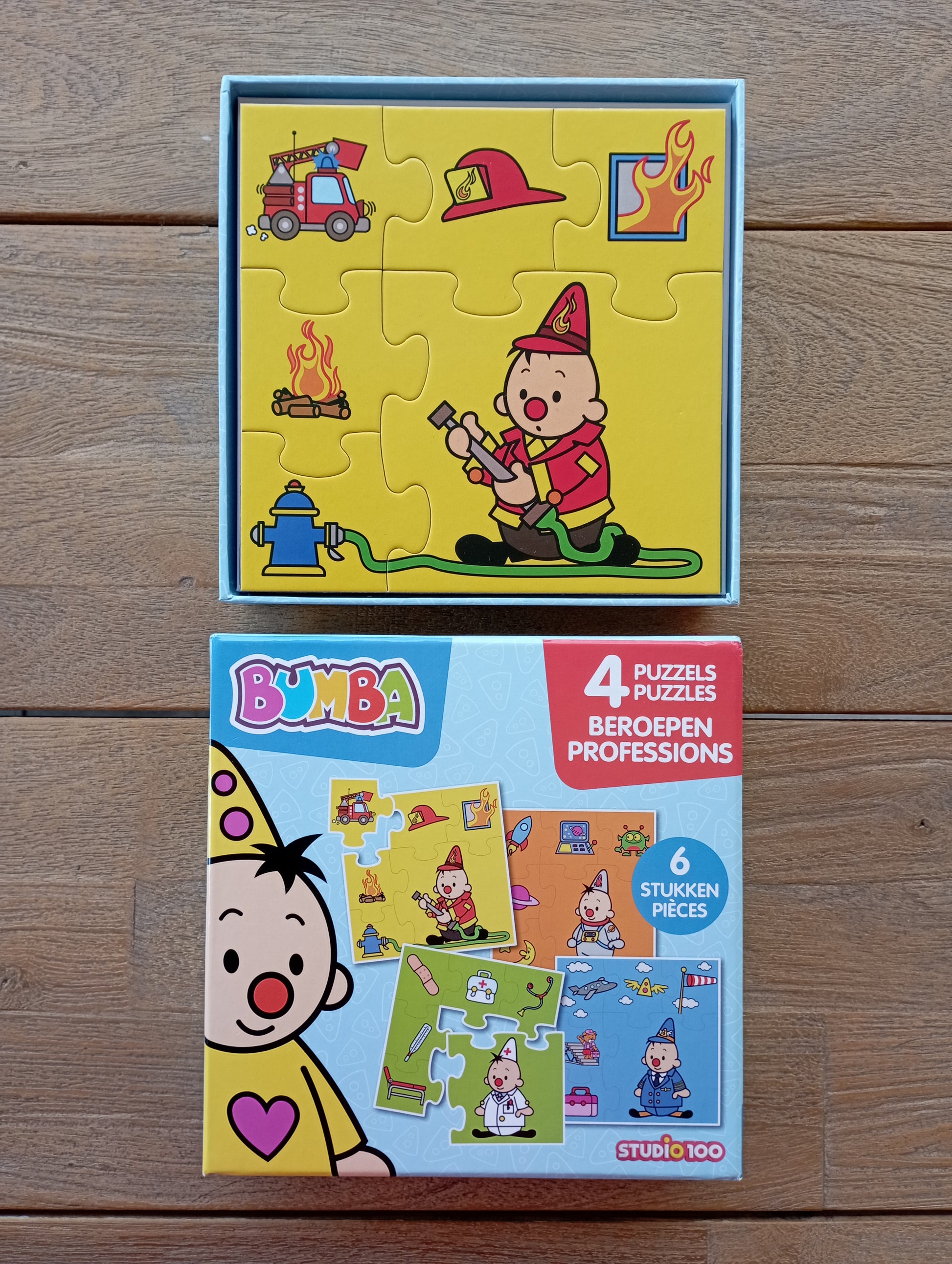Bumba: 4 puzzels Beroepen Studio 100