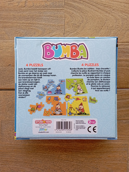 Bumba: 4 puzzels Beroepen Studio 100