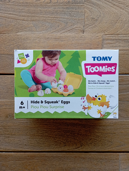 Hide & Squeak Eggs Tomy