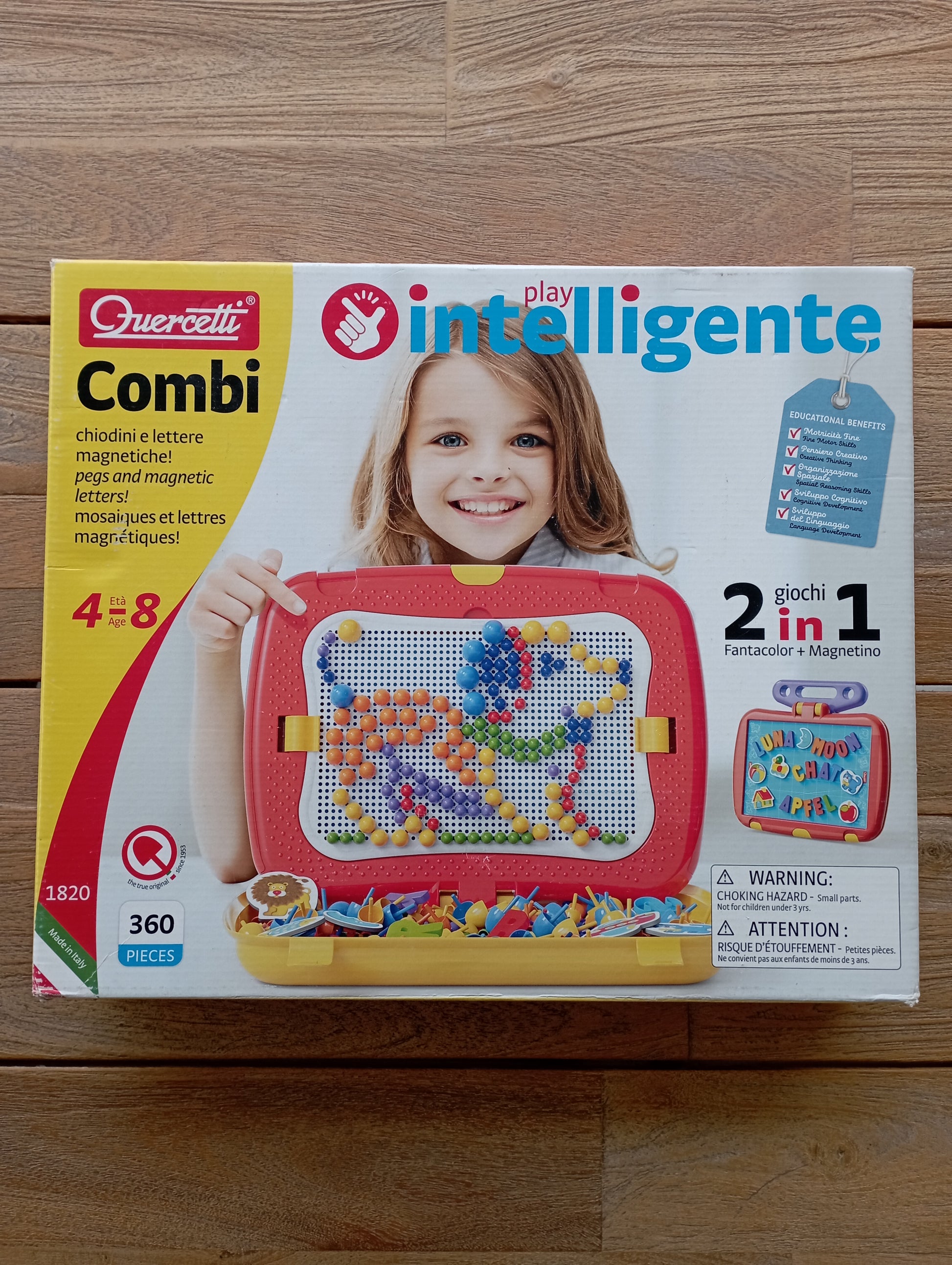 Combi: Mozaïk & Magneetbord Quercetti