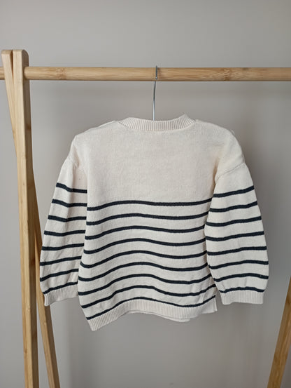Gebreide trui met strepen 86 H&M