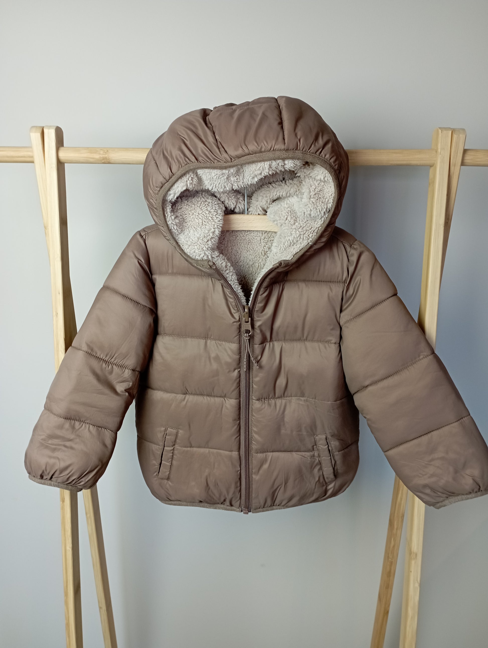 Warme winterjas, tweezijdig te dragen 92 Cuddles and smiles