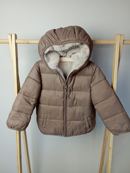Warme winterjas, tweezijdig te dragen 92 Cuddles and smiles