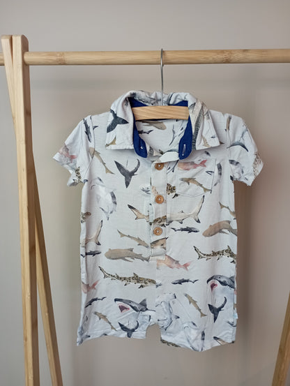 Pakje met haaien 6-9m Posh Peanut