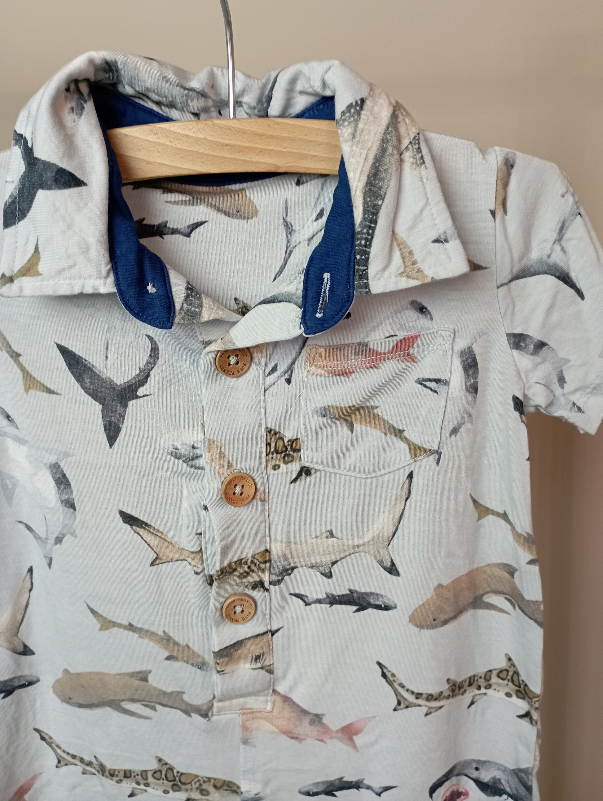Pakje met haaien 6-9m Posh Peanut