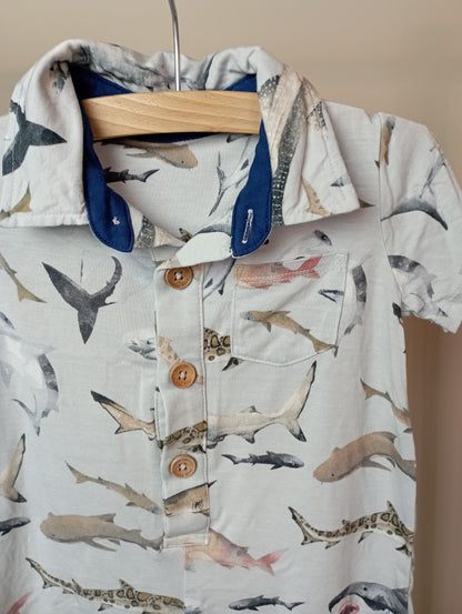 Pakje met haaien 6-9m Posh Peanut