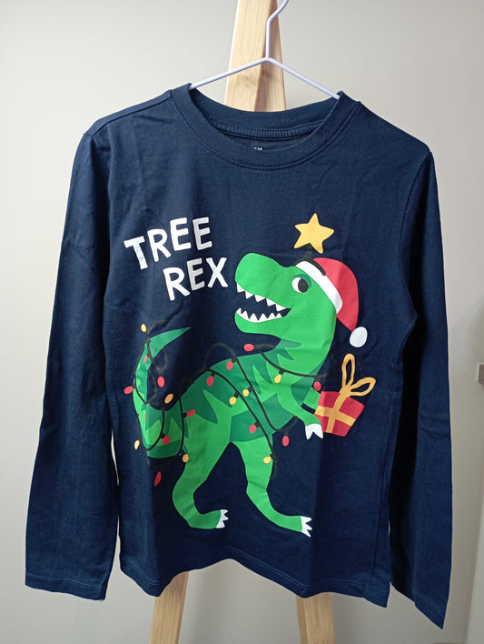 Longsleeve "Treerex" 122/128 H&M
