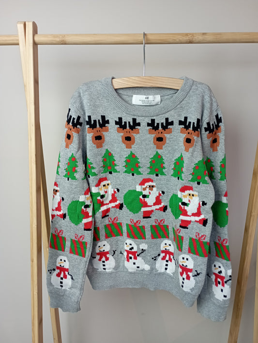 Kersttrui 122/128 H&M
