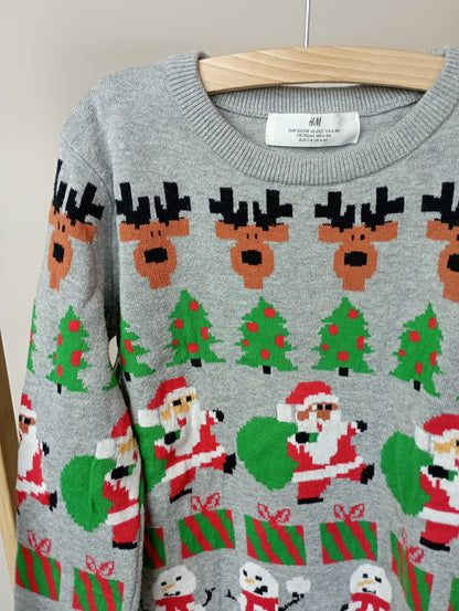 Kersttrui 122/128 H&M
