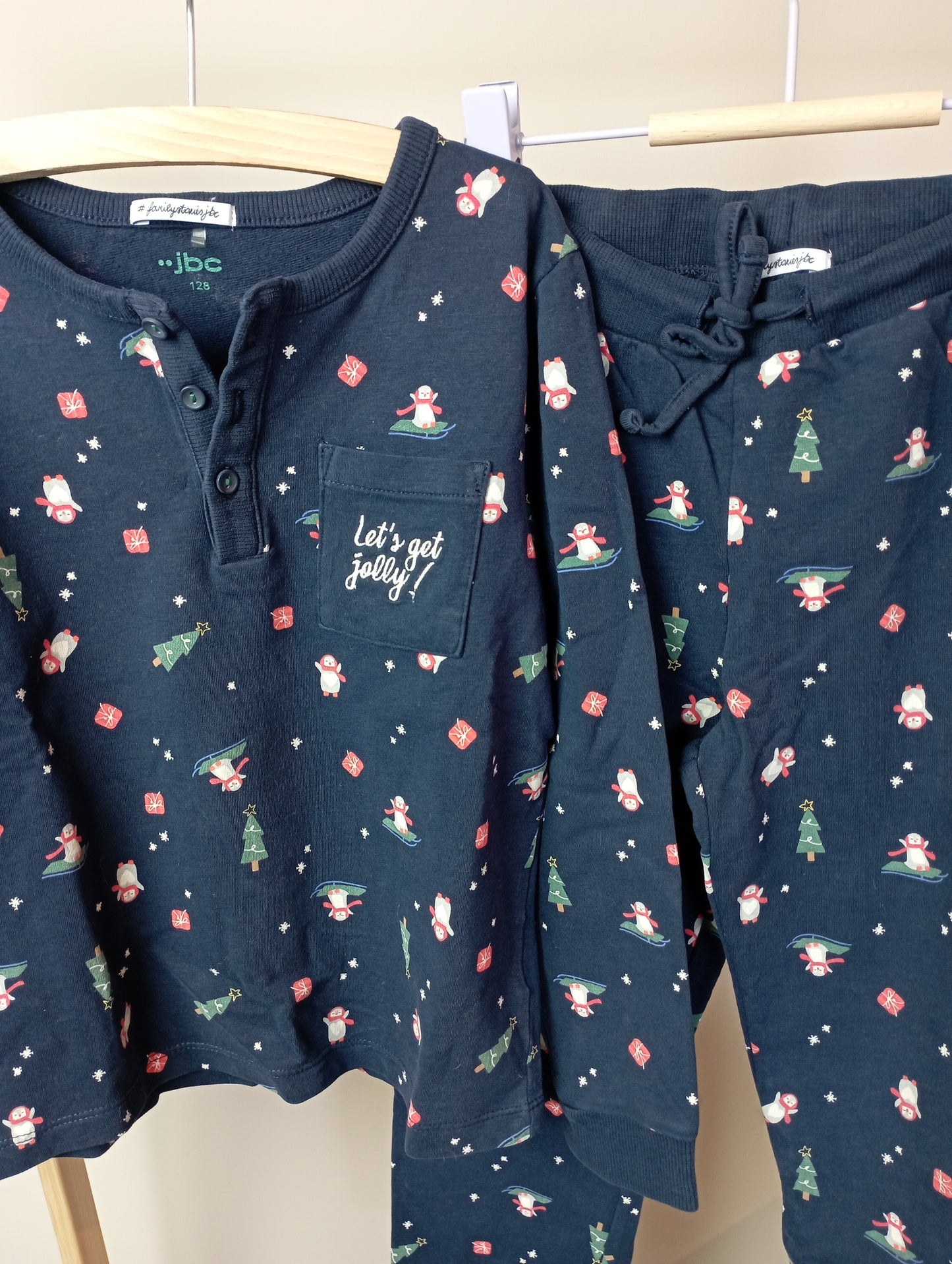 Kerstpyjama 128 JBC