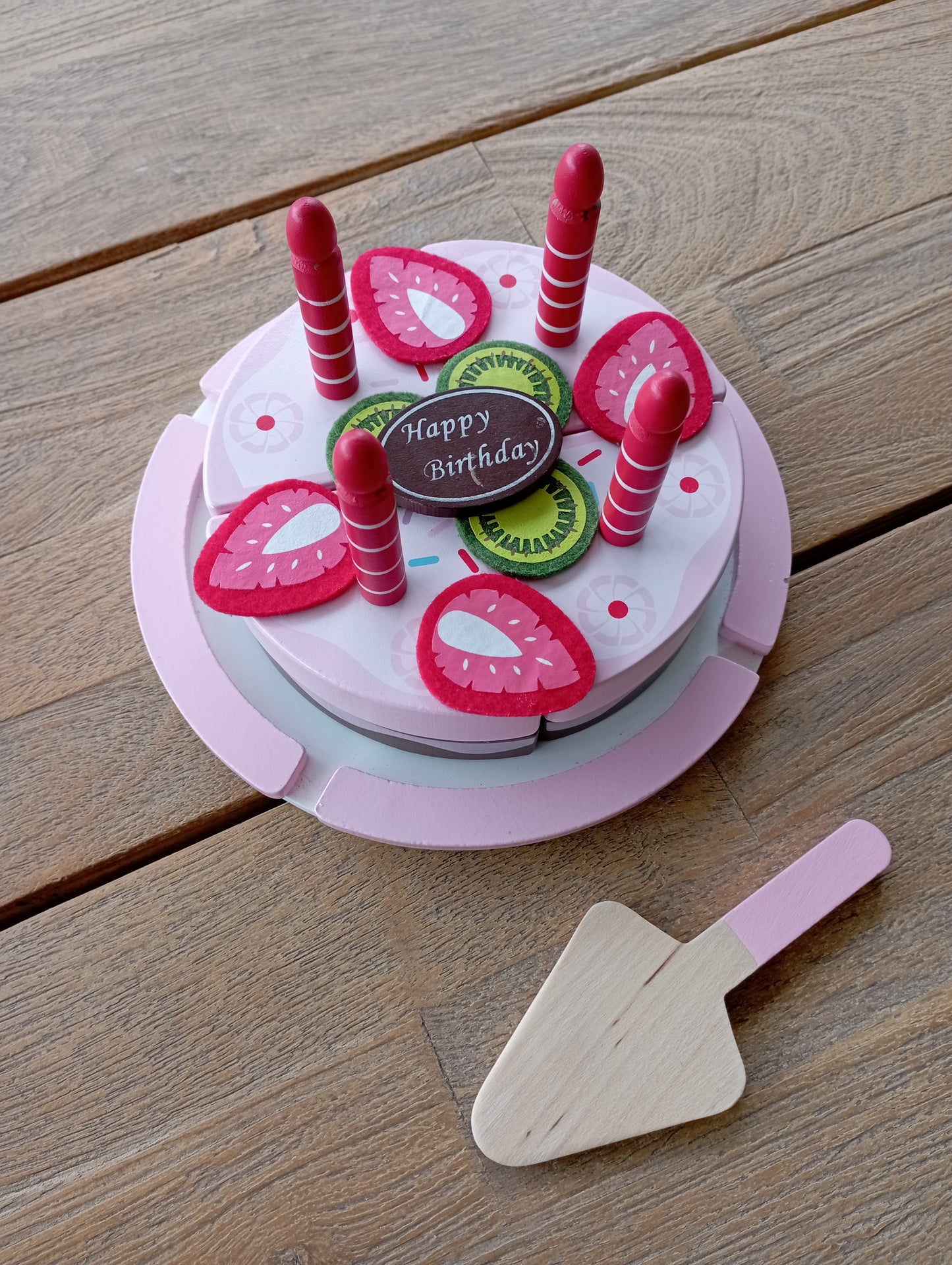 Houten verjaardagstaart - Hape