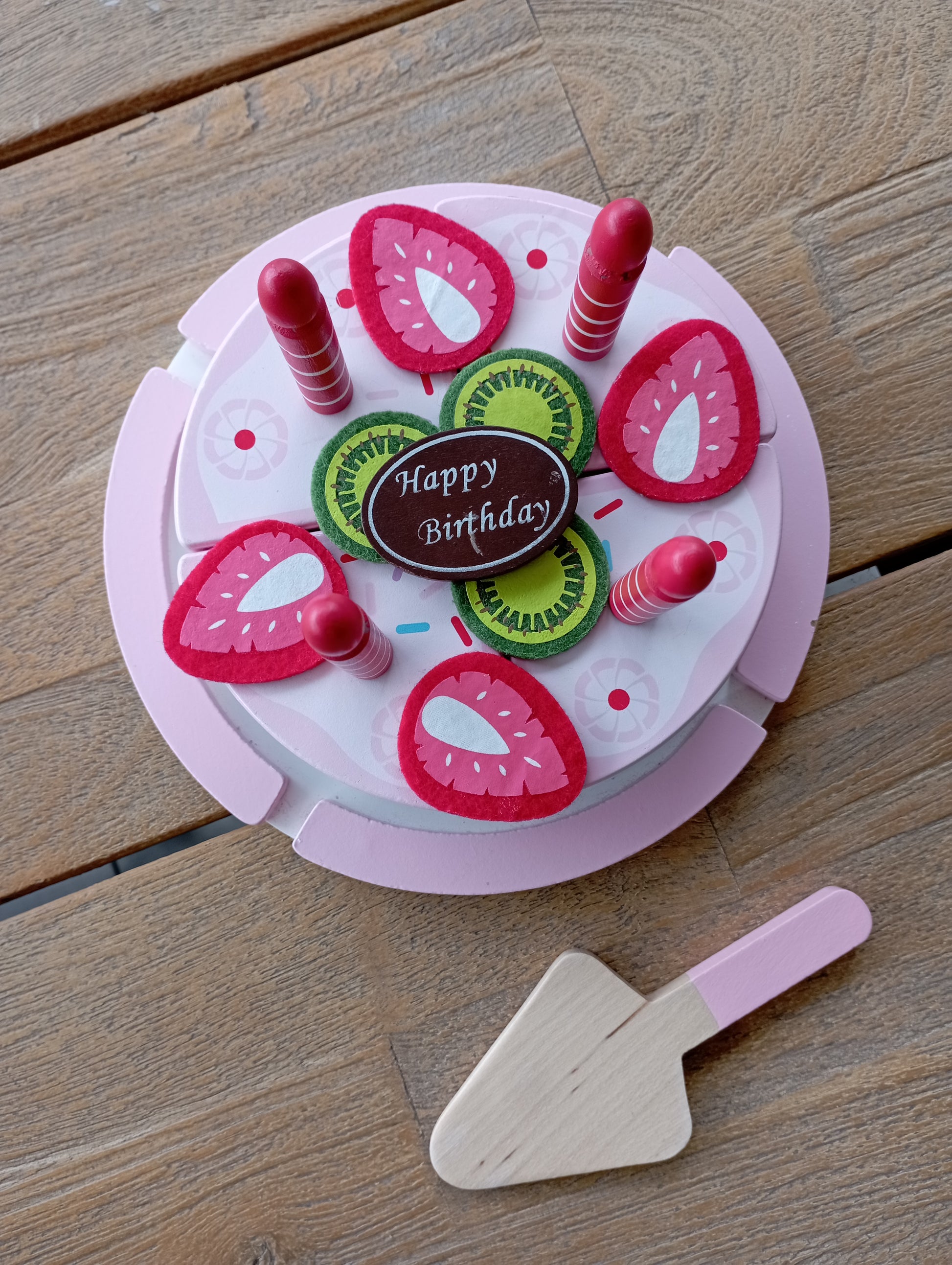 Houten verjaardagstaart - Hape