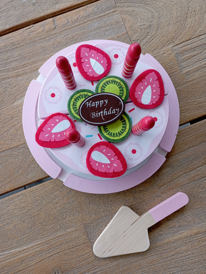 Houten verjaardagstaart - Hape