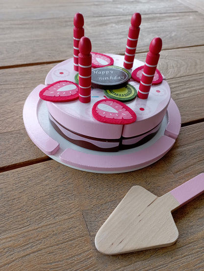 Houten verjaardagstaart - Hape