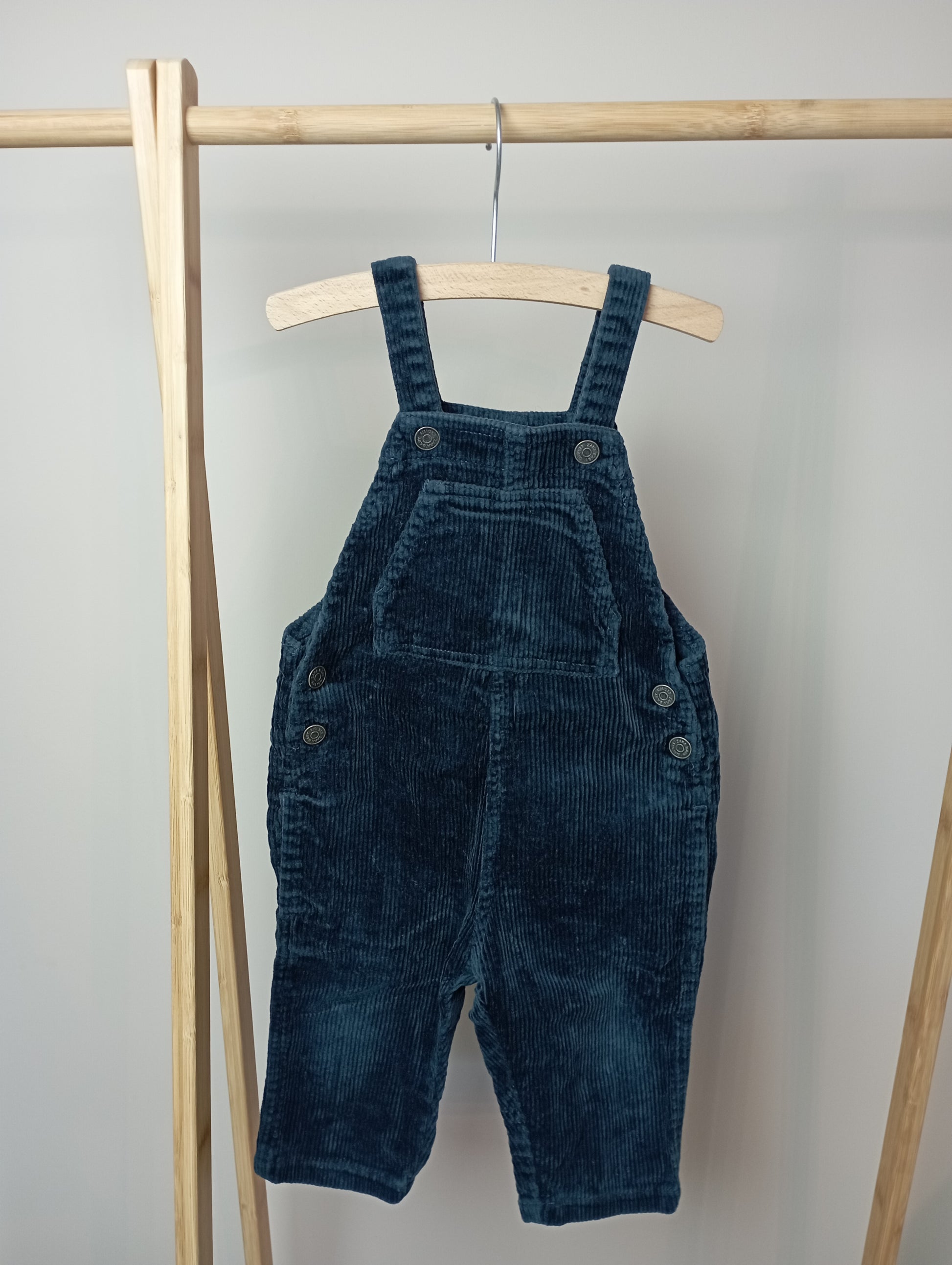 Salopette met ribbeltjes 80 Zara