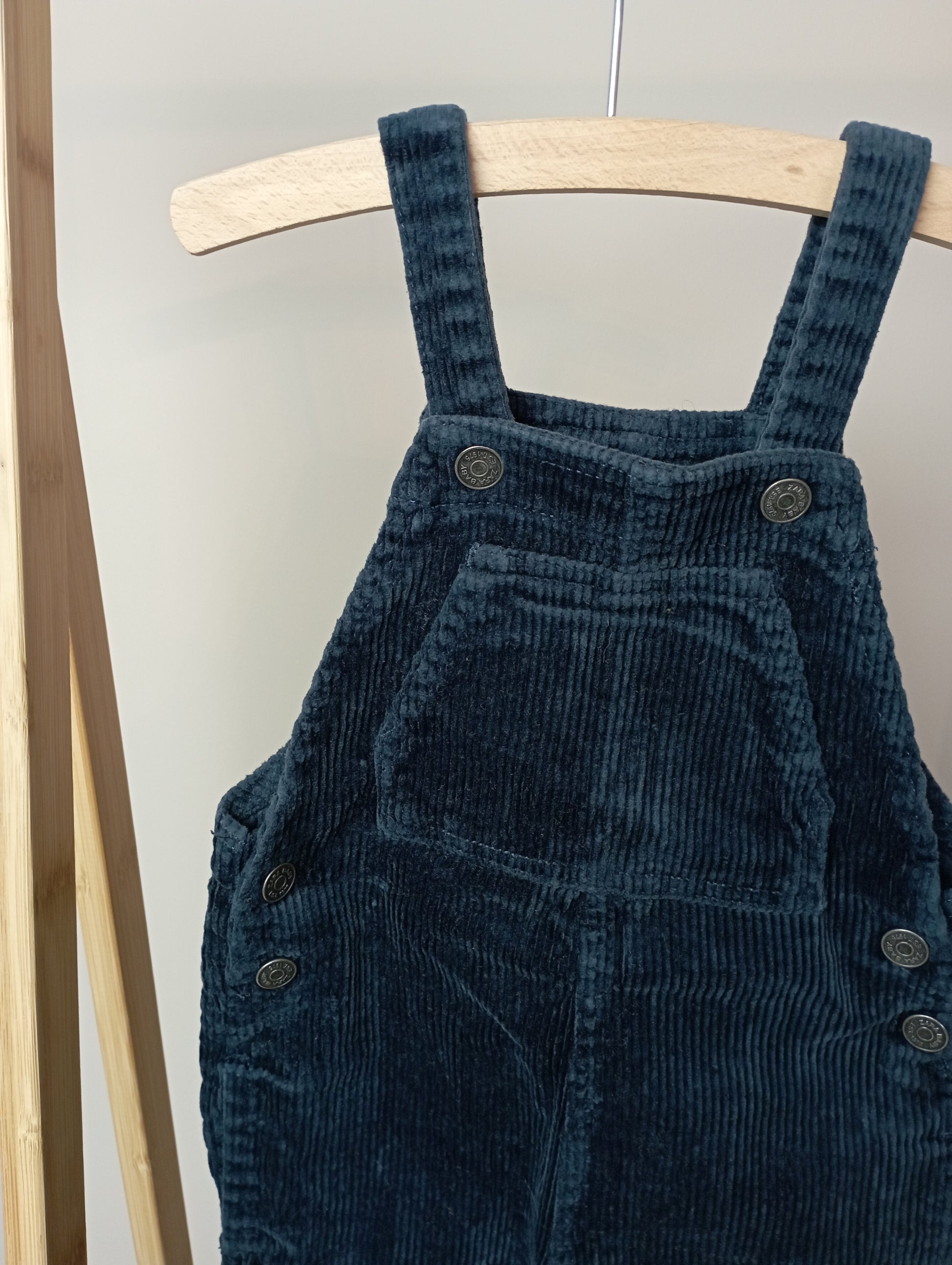 Salopette met ribbeltjes 80 Zara