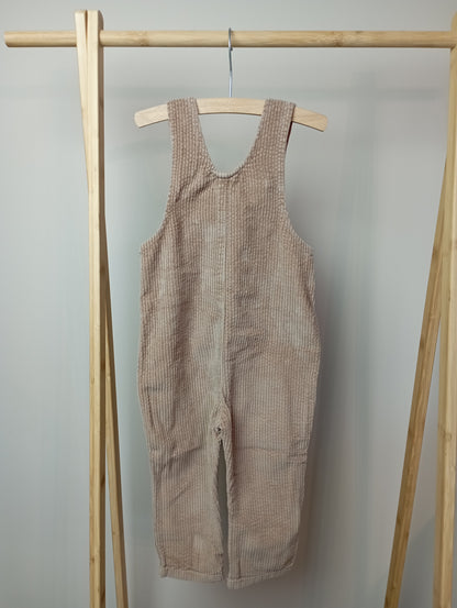 Salopette met ribbeltjes 86 Hema