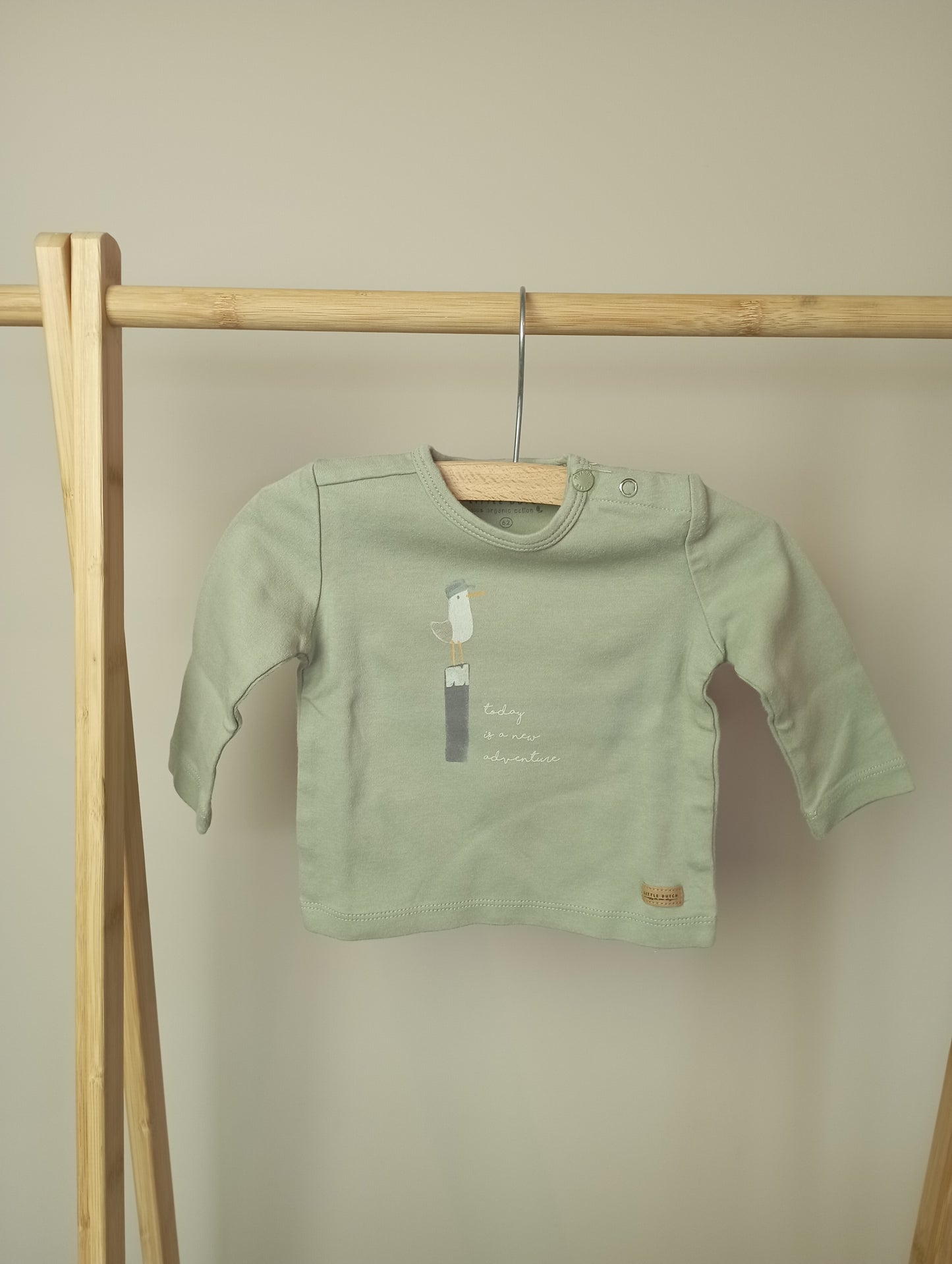 Longsleeve met meeuw 62 Little Dutch